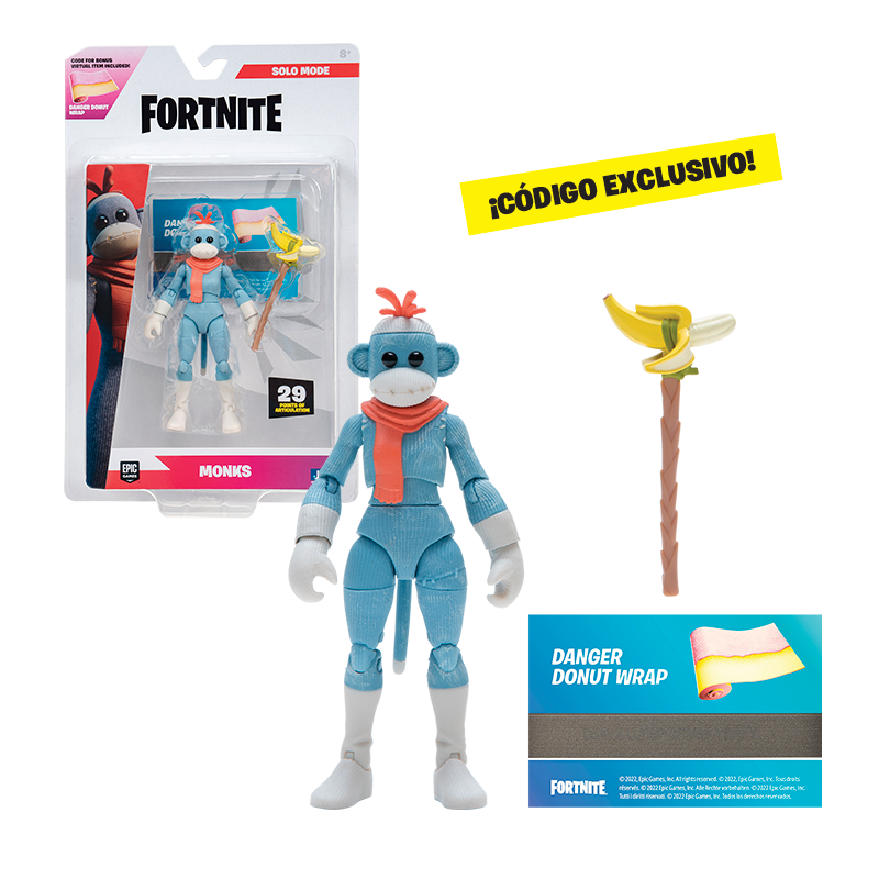 Toy Partner - Fortnite - Pack 4 figuras articuladas Micro Squad con  herramientas 2.5 pulgadas ㅤ, Fortnite